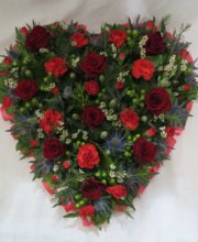 natural flower heart