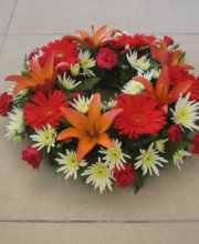orange wreath