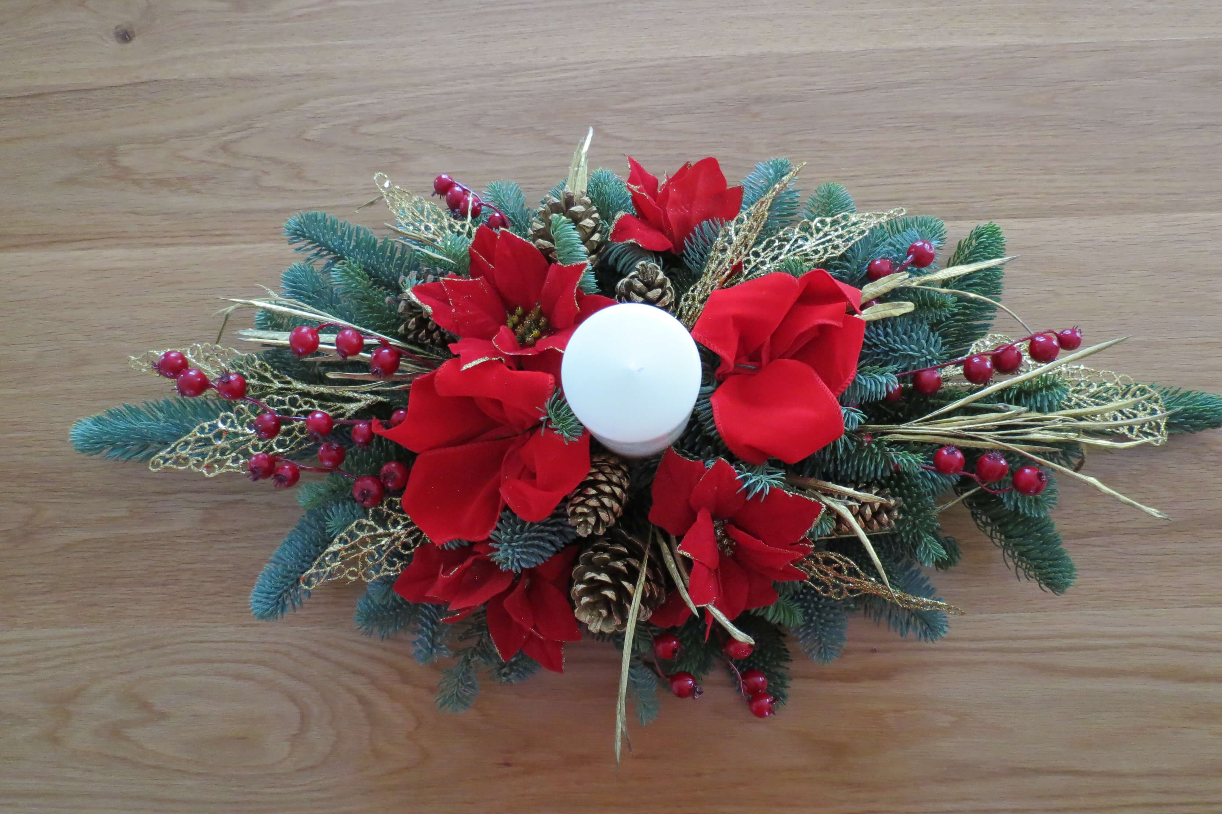 Oval Table Centre Arrangement All Seasons Florist